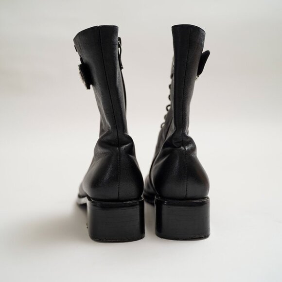 Vintage 1970's PLAYBOY Zip & Lace-Up Ankle Boots - Picture 3 of 13